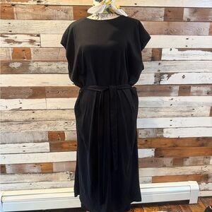 Black Tape_ Classic Black Maxi Dress